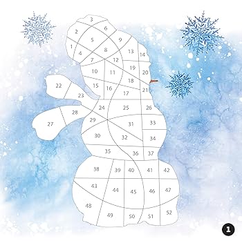 Brain Games - Sticker by Number: Winter Wonderland